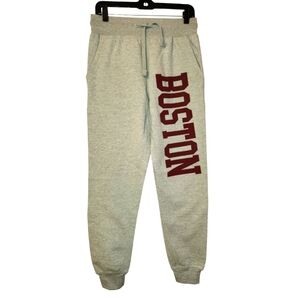 SMART BLANKS Boston Print Jogger Sweatpants, size L